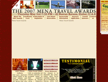 Tablet Screenshot of mena2007.menatravelawards.com